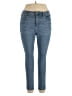 Marc New York Solid Blue Jeans Size 14 - photo 1