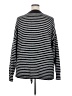 Ann Taylor LOFT Stripes Black Pullover Sweater Size 24 - 26 - photo 2