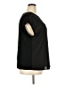Papermoon 100% Polyester Black Short Sleeve Blouse Size 2X - photo 4