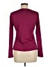 Halogen Burgundy Long Sleeve Top Size M - photo 2