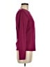 Halogen Burgundy Long Sleeve Top Size M - photo 4