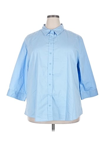 Port Authority 3/4 Sleeve Button-Down Shirt (view 1)
