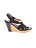Sofft 100% Leather Black Wedges Size 11 - photo 1