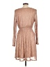 Maurices Metallic Tan Cocktail Dress Size L - photo 2