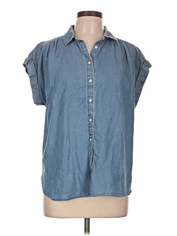 Ann Taylor LOFT Short Sleeve Blouse (view 1)