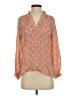 Tucker 100% Silk Orange 3/4 Sleeve Silk Top Size XXS - photo 1
