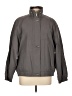 Gallery 100% Polyester Solid Gray Jacket Size L - photo 1