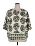 Emery Rose Green Short Sleeve Blouse Size XXL - photo 1