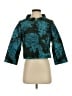 Carlisle Print Teal Jacket Size 4 - photo 1