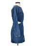 MNG Blue Casual Dress Size XS - photo 4