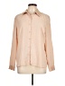Elementz 100% Polyester Solid Tan Long Sleeve Blouse Size L - photo 1