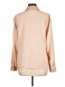 Elementz 100% Polyester Solid Tan Long Sleeve Blouse Size L - photo 2