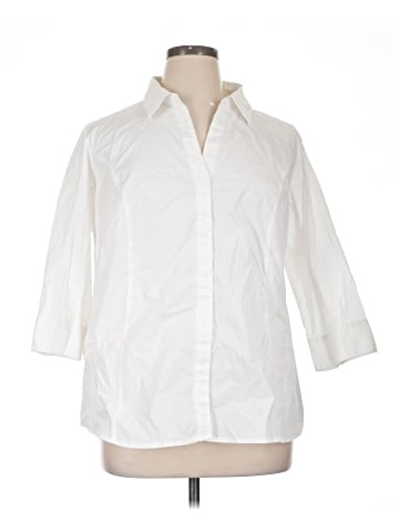 Lee 3/4 Sleeve Button-Down Shirt (view 1)