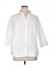 Lee White 3/4 Sleeve Button-Down Shirt Size 1X - photo 1