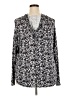 S.C. & Co. Silver Long Sleeve Blouse Size XXL - photo 2