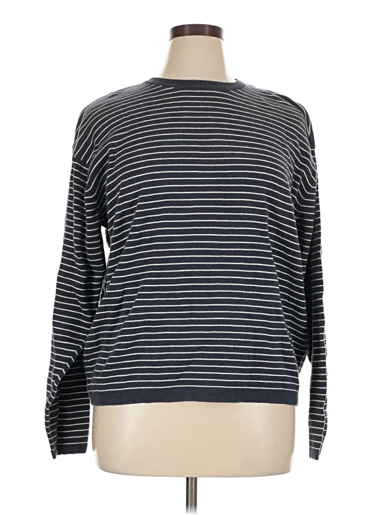 Pre-owned Cremieux Pullover Sweater In Gray