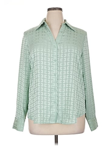 Worthington Long Sleeve Blouse (view 1)