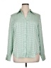 Worthington 100% Polyester Green Long Sleeve Blouse Size XL - photo 1