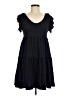 Max Studio Solid Black Casual Dress Size M - photo 1
