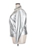 Torrid 100% Polyester Metallic Silver Jacket Size 2X Plus (2) - photo 5
