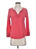 Lucky Brand Red 3/4 Sleeve Top Size XS - photo 1