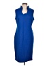 Calvin Klein Blue Cocktail Dress Size 12 - photo 1