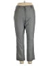 Lee 100% Polyester Chevron-herringbone Gray Casual Pants Size 12L - photo 1