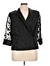 Alex Evenings 100% Polyester Polka Dots Black Blazer Size 1X - photo 1