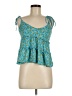 E&M Collection Teal Sleeveless Blouse Size M - photo 1