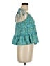 E&M Collection Teal Sleeveless Blouse Size M - photo 4