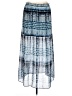 Maurices 100% Polyester Tie-dye Blue Casual Skirt Size L - photo 2