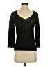 Cable & Gauge Black 3/4 Sleeve Top Size S - photo 1