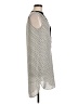 H&M 100% Polyester Polka Dots Gray Casual Dress Size 6 - photo 4