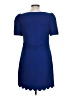 Leifsdottir 100% Polyester Solid Blue Casual Dress Size 10 - photo 2