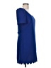 Leifsdottir 100% Polyester Solid Blue Casual Dress Size 10 - photo 4