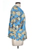 Tribal 100% Rayon Blue 3/4 Sleeve Blouse Size L - photo 4