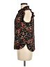 Ann Taylor LOFT 100% Polyester Floral Black Sleeveless Blouse Size M (petite) - photo 5