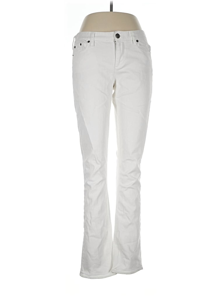 Pre-owned J.crew Factory Store Jeans In Ivory