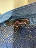 Almost Famous 100% Cotton Blue 3/4 Sleeve Button-Down Shirt Size M - photo 7