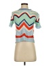 Assorted Brands Chevron-herringbone Teal Sweater Vest Size S - photo 1