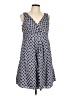 Lands' End Polka Dots Blue Casual Dress Size 12 (petite) - photo 1