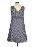 Lands' End Polka Dots Blue Casual Dress Size 12 (petite) - photo 2
