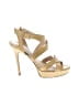 Jimmy Choo Gold Sandals Size EU 38 1/2 - photo 1
