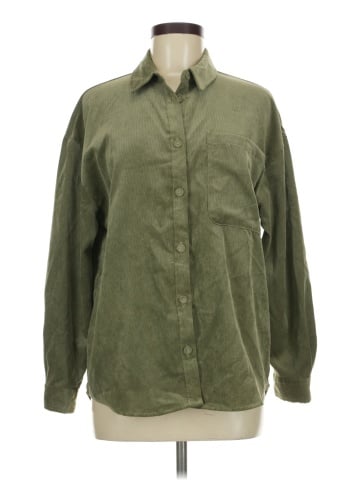 Stradivarius Long Sleeve Button-Down Shirt (view 1)