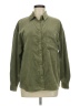 Stradivarius Green Long Sleeve Button-Down Shirt Size M - photo 1