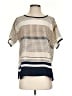 Vince. 100% Silk Ivory Short Sleeve Silk Top Size XS - photo 1