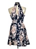 B. Darlin Floral Blue Cocktail Dress Size 9 - 10 - photo 2