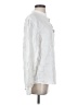 Perry Ellis 100% Linen White Long Sleeve Blouse Size S - photo 4