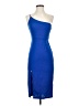 Lena Solid Blue Cocktail Dress Size S - photo 1