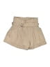 Marissa Webb Solid Tan Khaki Shorts Size 4 - photo 1